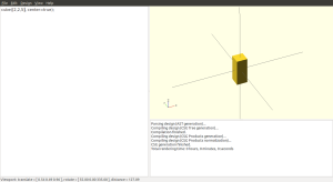 A "cube" in openSCAD actually refers to any rectangular prism.